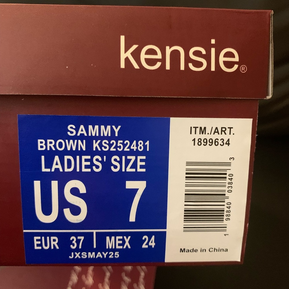 New Kensie Women's Sammy Brown Ankle Boots Bootie Size 9, 10, 7.5, 7, 6.5 - Picture 13 of 15